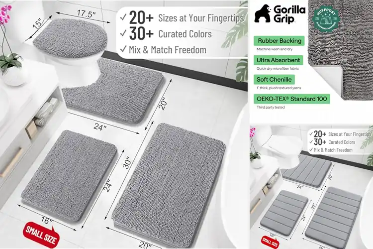 Detailed view of Best Absorbent Bath Mats: Top 10 Soft & Stylish Picks