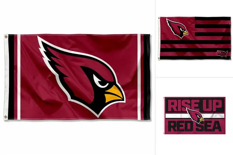Detailed view of Best Arizona Cardinals Flags
