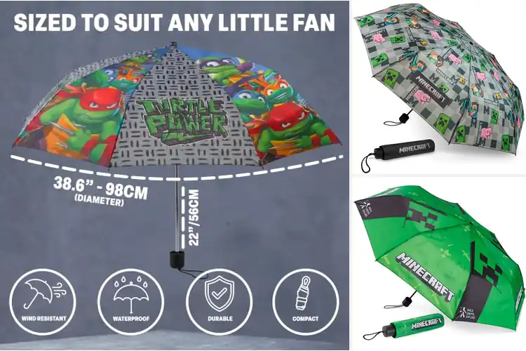 Detailed view of Best Boys Umbrellas: Style, Strength & Fun Picks