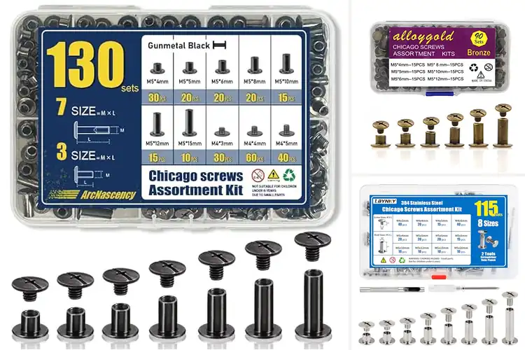 Detailed view of Best Chicago Screws For Leather