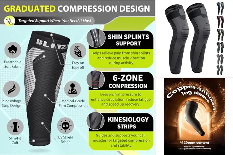 Detailed view of Best Circulation Leg Sleeves
