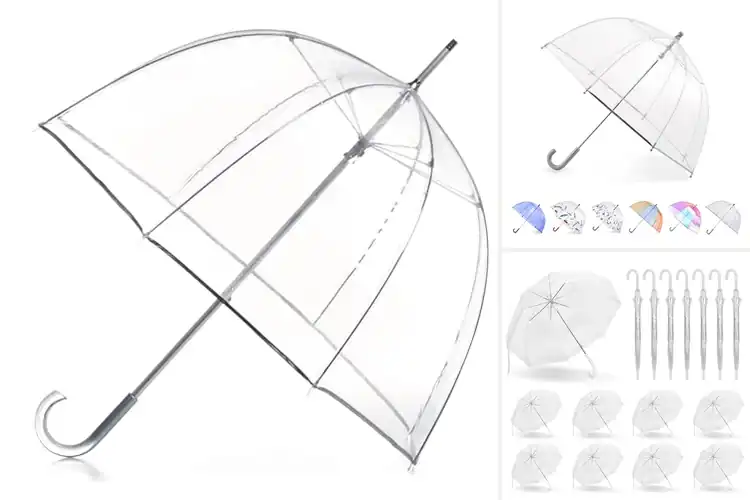 Detailed view of Best Clear Bubble Umbrellas