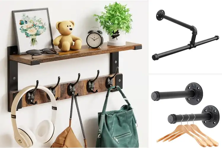 Detailed view of Best Floating Hangers: 10 Stylish Space-Savers