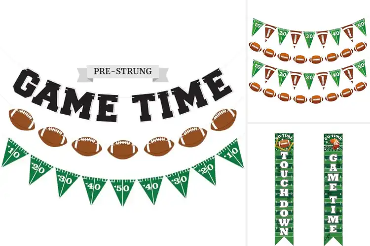 Detailed view of Best Football Party Banners
