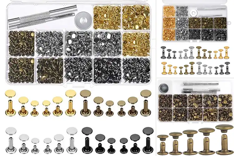 Detailed view of Best Leather Rivet Kits: Ultimate Guide to Flawless Crafting