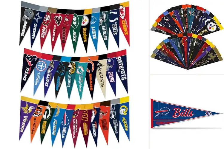 Detailed view of Best Licensed NFL Pennants to Showcase Your Team Pride