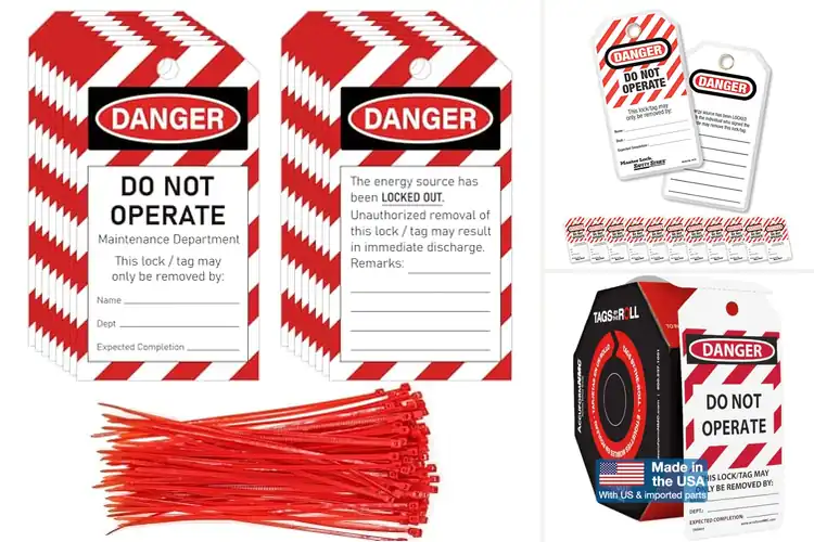 Detailed view of Best Lockout Tags for Safer Worksites