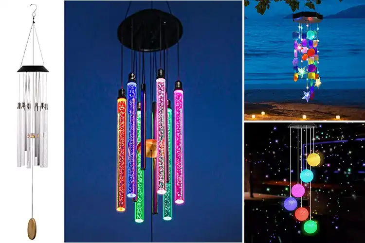 Detailed view of Best Long Lasting Solar Chimes