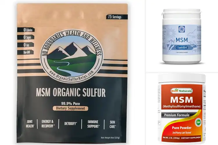 Detailed view of Best Natural MSM Crystals For Allergies