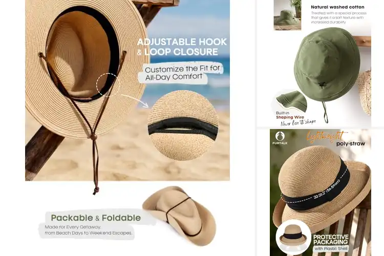 Detailed view of Best Packable Travel Hats for Stylish, Lightweight Travel