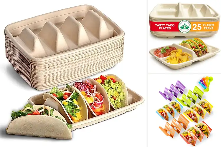 Detailed view of Best Party Taco Holders: Top 10 Picks for Mess-Free Fun