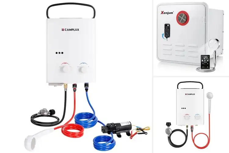 Detailed view of Best RV Water Heaters With Shower Kits
