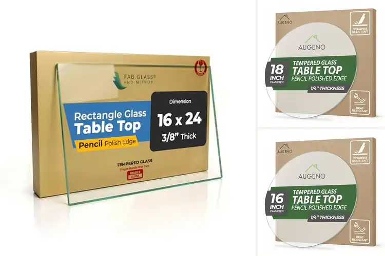Detailed view of Best Scratch Resistant Glass Table Tops