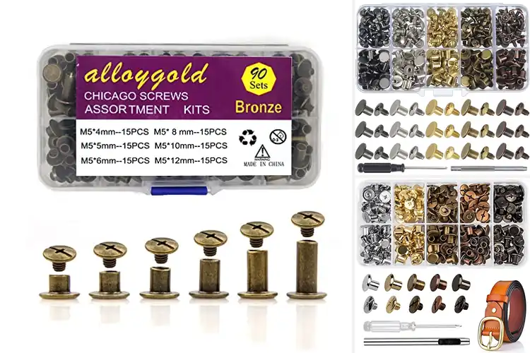 Detailed view of Best Screw Rivets For Leathercraft: Durable, Easy, Stylish
