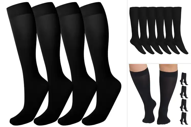 Detailed view of Best Semi Opaque Knee Highs