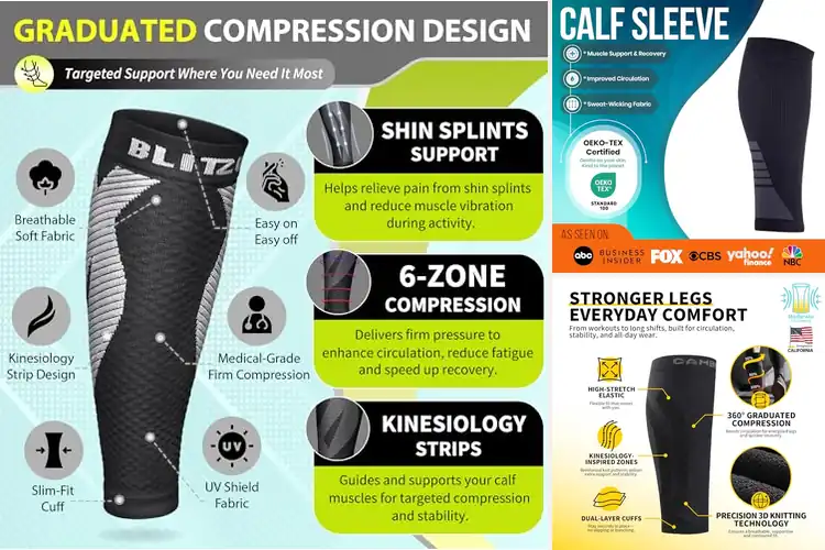 Detailed view of Best Travel Compression Sleeves