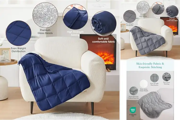 Detailed view of Best Travel Weighted Blankets