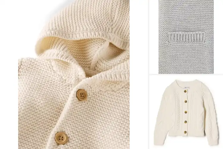 Detailed view of Best Unisex Baby Cardigans
