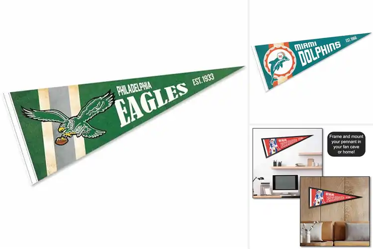 Detailed view of Best Vintage Team Pennants – Elevate Your Team Spirit Today