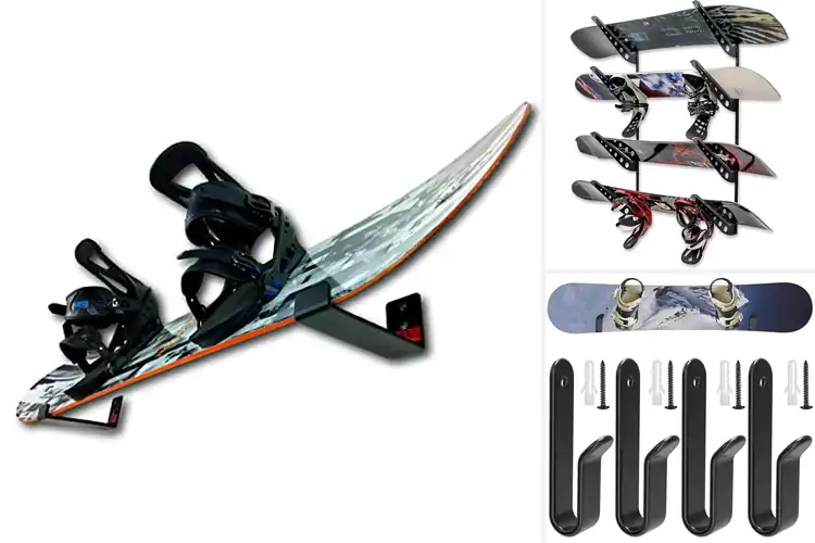 Detailed view of Best Wall Mount Snowboard Racks