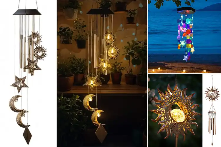 Detailed view of Best Waterproof Solar Wind Chimes for Your Garden Glow