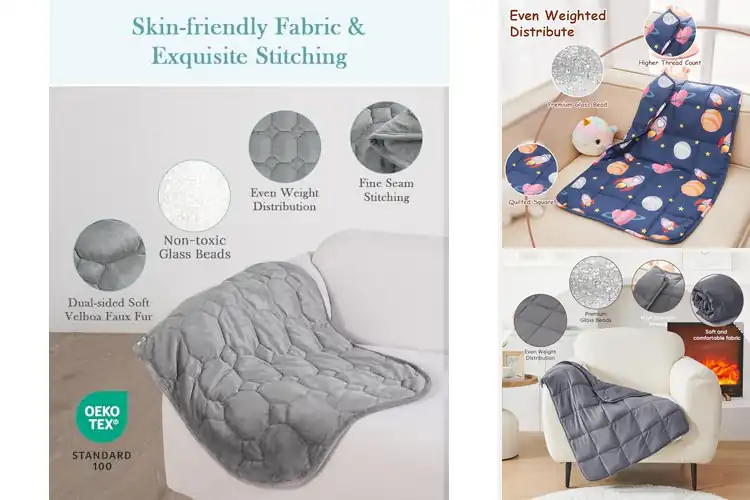 Detailed view of Best Weighted Lap Blankets